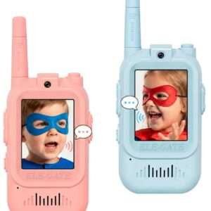 WALKIE TALKIE INFANTIL X2 CON VIDEOLLAMADA ROSA AZUL (JTJUG1045)