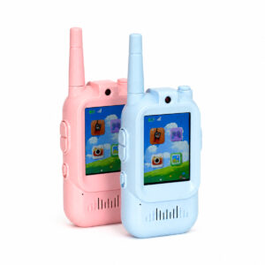 WALKIE TALKIE INFANTIL X2 CON VIDEOLLAMADA ROSA AZUL (JTJUG1045)