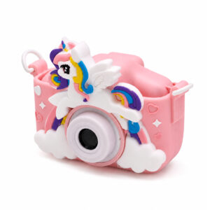 CAMARA DE FOTOS INFANTIL UNICORNIO ROSADA (JTJUG322ROS)