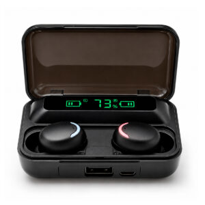 AURICULAR INALAMBRICO TWS BT TWS F9-5 CASE CON POWERBANK (JTMANO146)