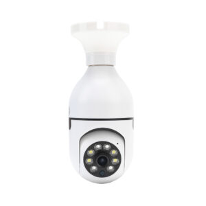 CAMARA DE SEGURIDAD LAMPARA FOCO WIFI E27 360° 8 LEDs VISION NOCTURNA (JTSEGU036)
