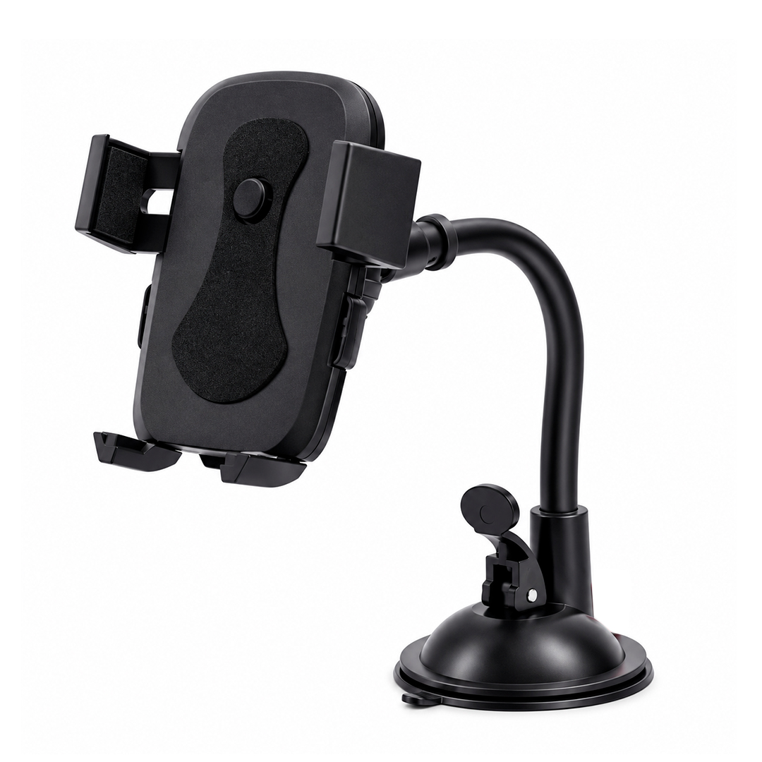 SOPORTE DE AUTO PARA CELULAR VENTOSA ONE TOUCH NEGRO (JTACCEL080)