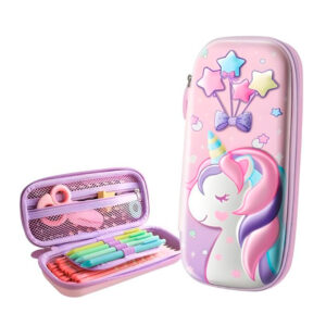 CARTUCHERA CON DISEÑO UNICORNIO EN 3D (JTBOL075)