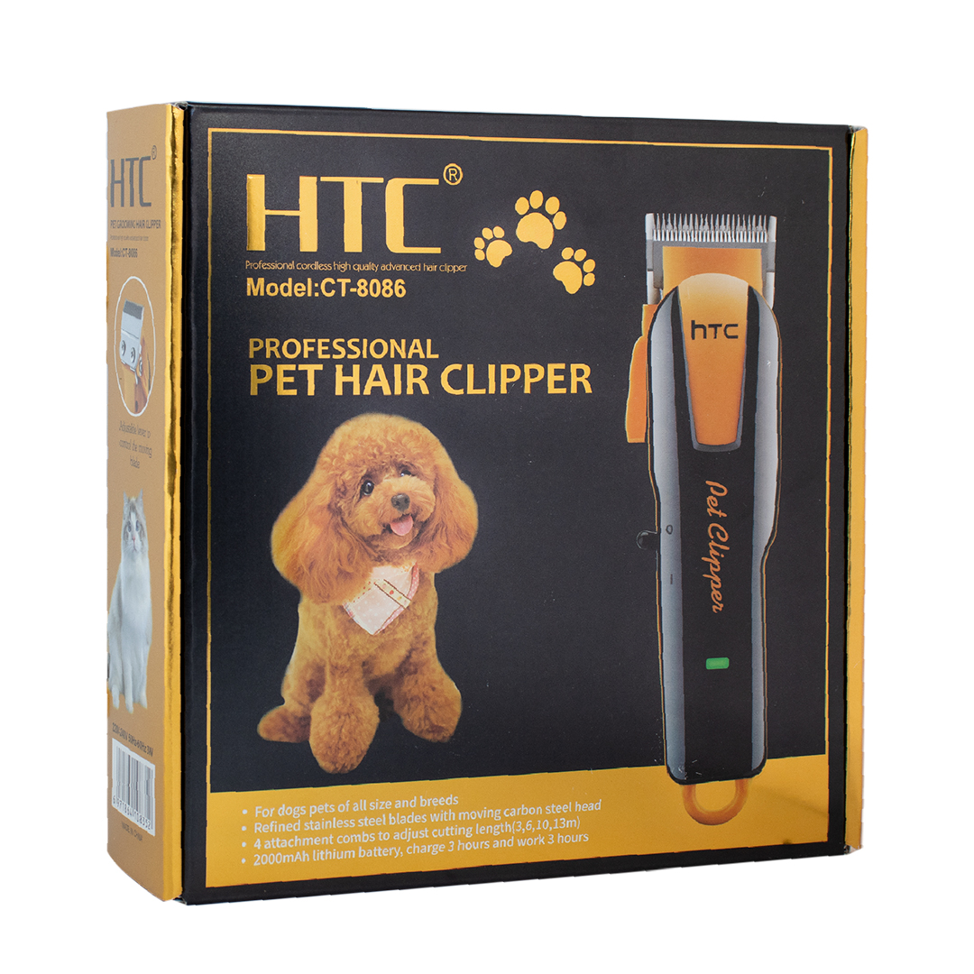 CORTAPELO INALAMBRICA MASCOTA HTC CT-8086 NEGRO (JTELEC149) - Image 4
