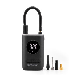 INFLADOR COMPRESOR PORTATIL GOLDTECH DE AUTO MOTO BICI CON PANTALLA DIGITAL (JTHOG993)