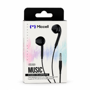 AURICULAR MICCELL VQ-H29 3.5MM CON MICROFONO NEGRO (JTMICC021)