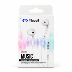 AURICULAR MICCELL VQ-H29 3.5MM CON MICROFONO BLANCO (JTMICC022)