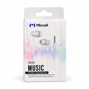 AURICULAR MANOS LIBRES MICCELL 90° BLANCO (JTMICC027)