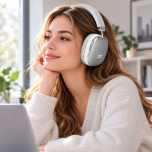 AURICULAR VINCHA BT MICCELL VQ-B12 GRIS (JTMICC037)