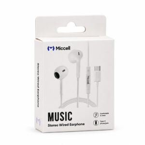 AURICULAR MICCELL VQ-H53 TIPO C MANOS LIBRES BLANCO (JTMICC070)
