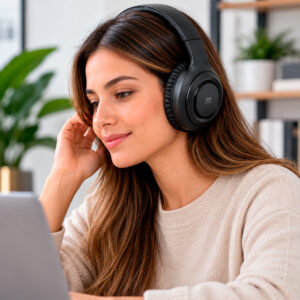 VINCHA AURICULAR BT MICCELL VQ-B13 NEGRO (JTMICC085NEG)