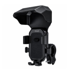SOPORTE PARA CELULAR DE MOTO MICCELL CH38B CON VISERA PARASOL (JTMICC134)