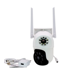 CAMARA DE SEGURIDAD WIFI DOBLE LENTE PANTALLA DOMO (JTSEGU039)