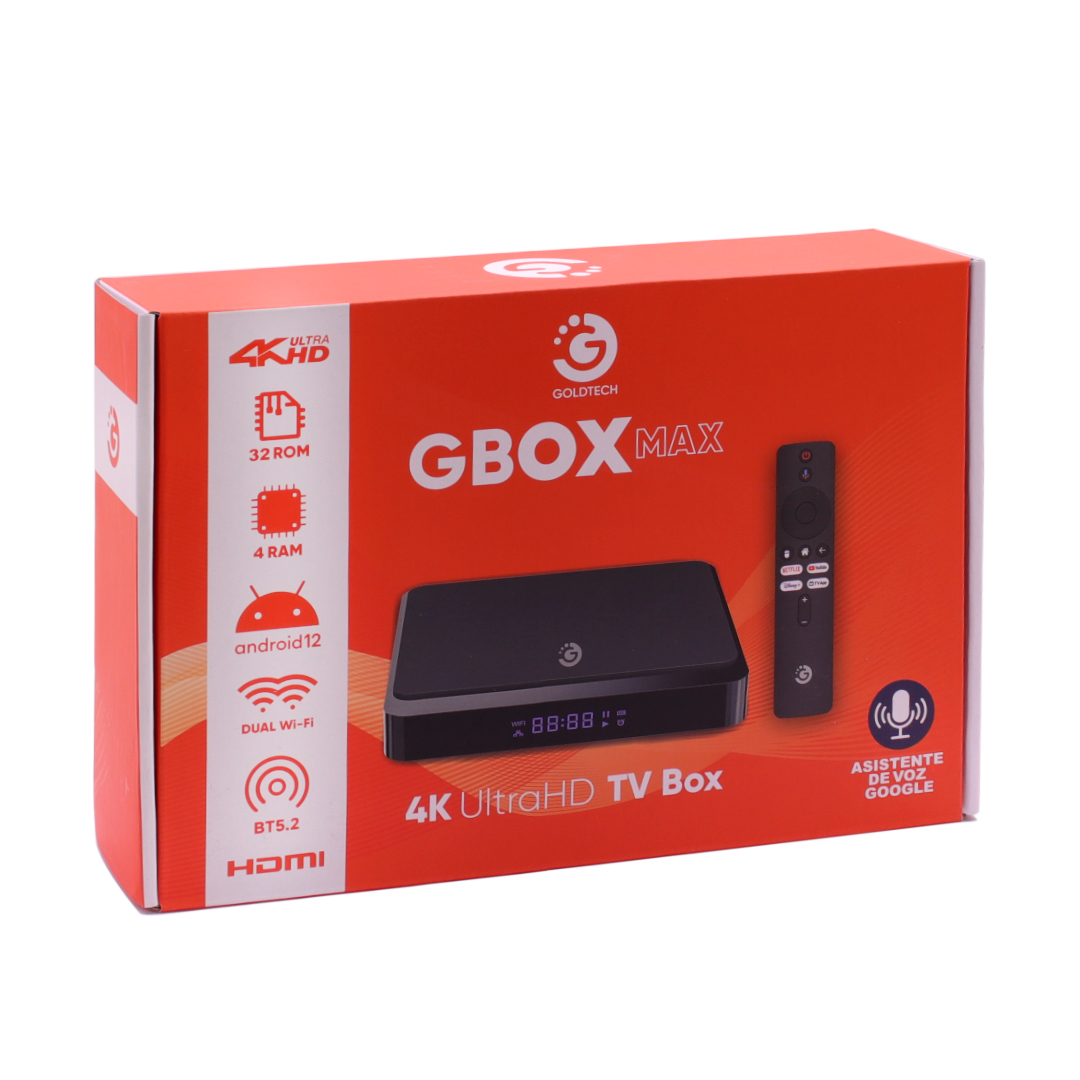 TV BOX GOLDTECH QUAD 32GB 4GB 4K ASISTENTE DE VOZ (JTACCAV194) - Image 3