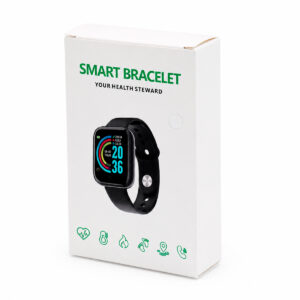RELOJ SMARTWATCH BRACELET CUADRADO PLATEADO (JTACCEL352)