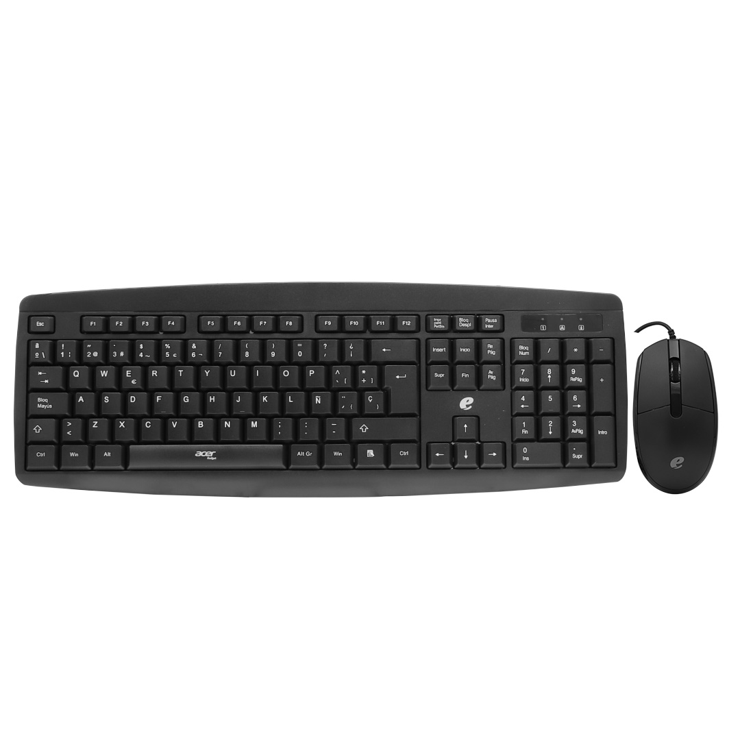 COMBO MOUSE Y TECLADO ACER EAK030 SP NEGRO (JTACER008)
