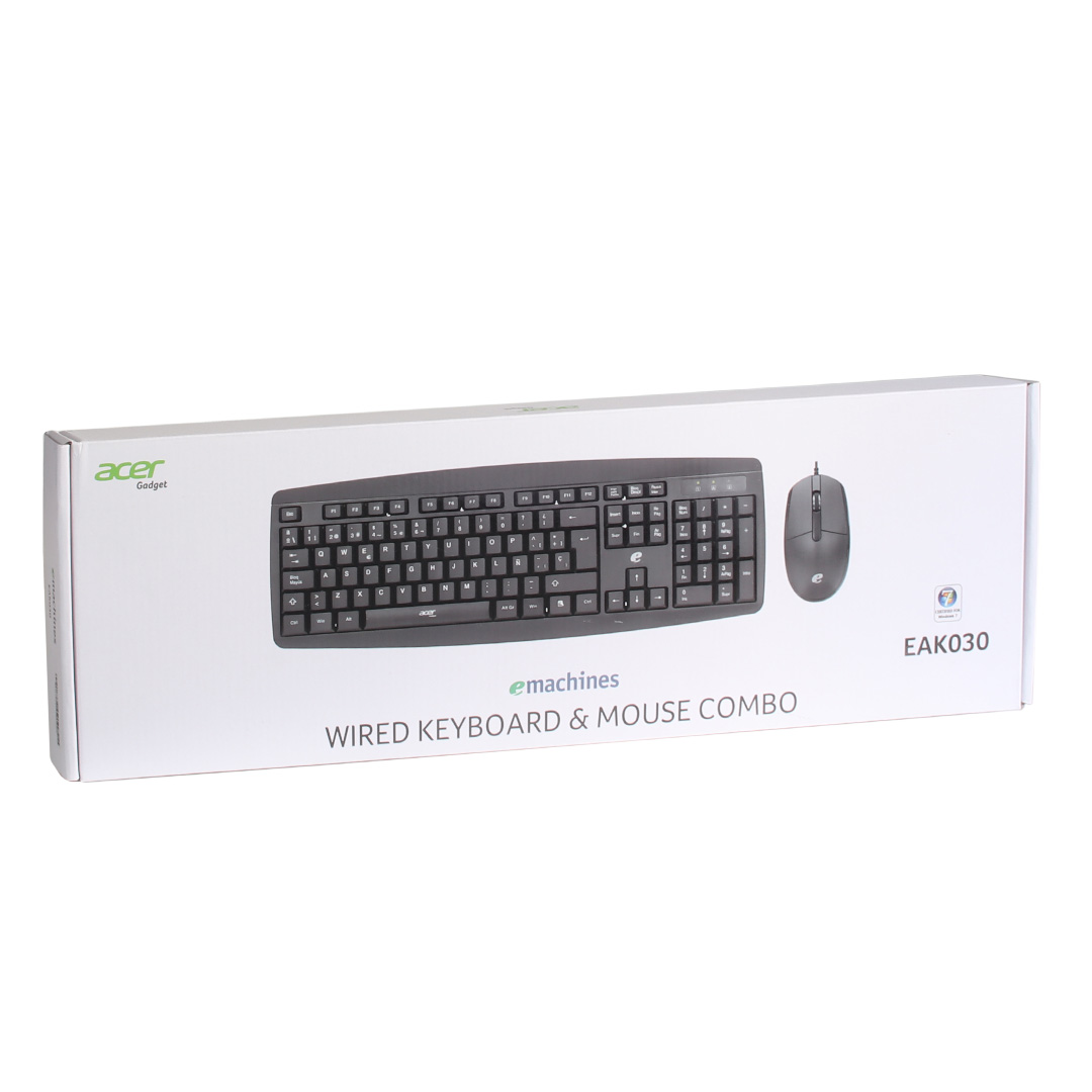 COMBO MOUSE Y TECLADO ACER EAK030 SP NEGRO (JTACER008) - Image 2