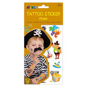 TATTO STICKERS PIRATS TATUAJES ADHESIVOS (JTBABYAV029)