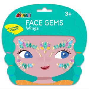 FACE GEMS WINGS SET DE GEMAS PARA EL ROSTRO (JTBABYAV042)