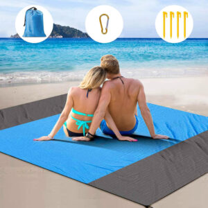 ESTERILLA MANTA PARA PLAYA CELESTE (JTHOG1058CEL)