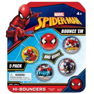 5 BOLAS DE REBOTE SPIDERMAN 6805A (JTJ6805A)