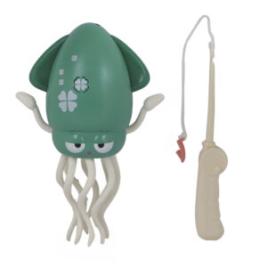 PULPO BAILARIN CON LUZ Y SONIDO RECARGABLE CAÑA DE PESCAR (JTJUG1014VER)