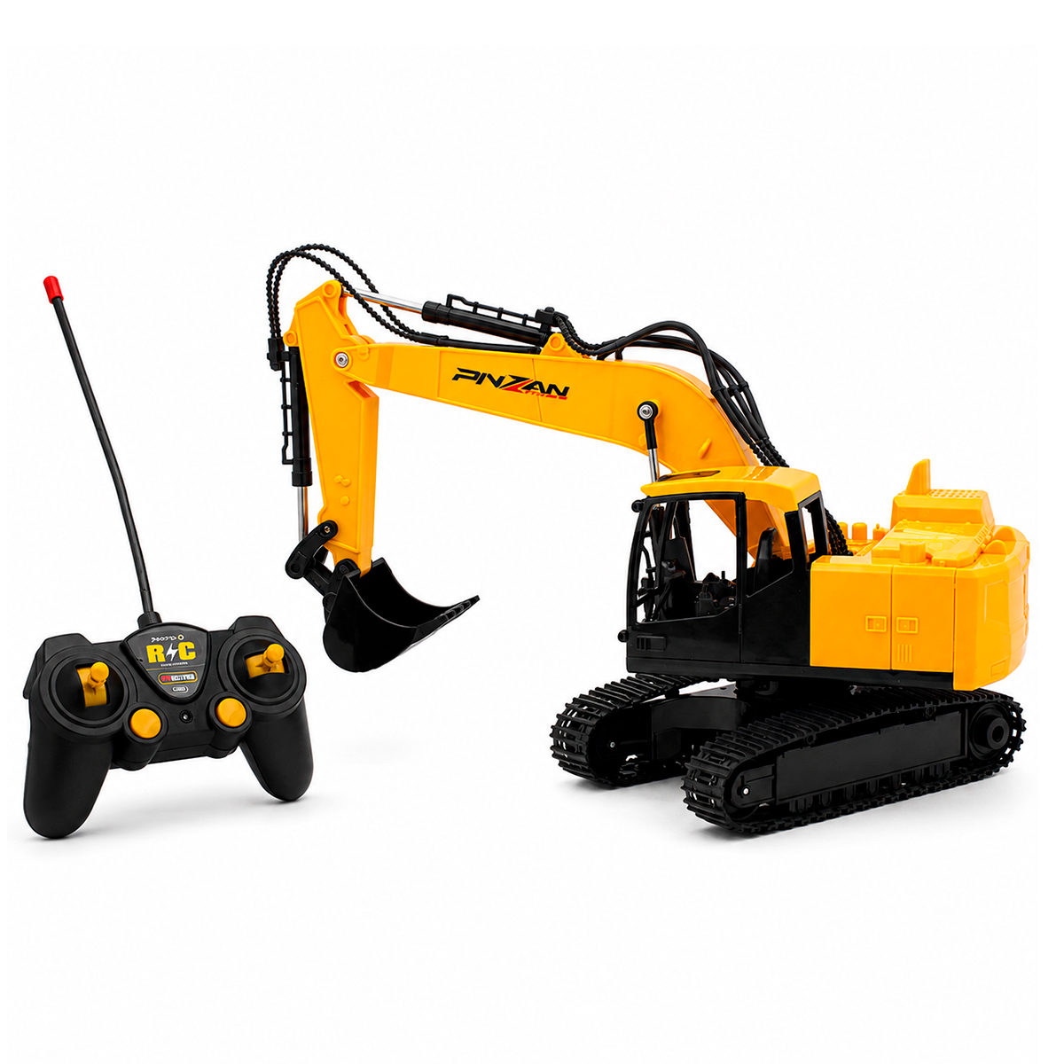 EXCAVADORA A CONTROL REMOTO CONTRUCCION CON LUZ Y MOVIMIENTOS (JTJUG1021) - Image 4