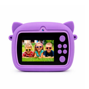 CAMARA DE FOTOS DUAL INSTANTANEA INFANTIL DISEÑO GATITO (JTJUG1024GAT)