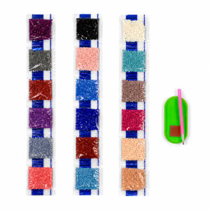 KIT DE PINTURA DE DIAMENTE 5D MOSAICO 40X30CM DISEÑO GATITOS (JTJUG1028-2)
