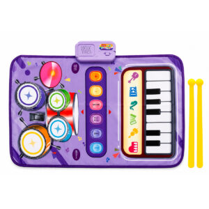 MANTA DE PIANO PARA BEBE 2 EN 1 MUSICAL VIOLETA (JTJUG1037VIO)