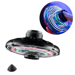 BOLA SPINNER DRONE BOOMERANG NEGRO CON LUCES (JTJUG309NEG)