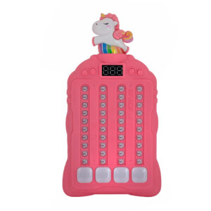 CONSOLA JUEGO DE RITMO POP LUZ Y SONIDO UNICORNIO (JTJUG320UNI)