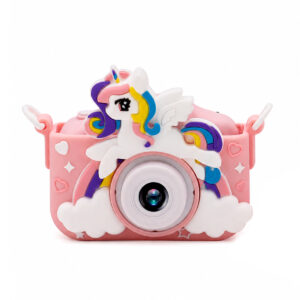 CAMARA DE FOTOS INFANTIL UNICORNIO ROSADA (JTJUG322ROS)