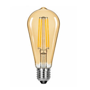 LAMPARA DE FILAMENTO LED 4W CALIDA ST64 E27 220V (JTLAMP187)