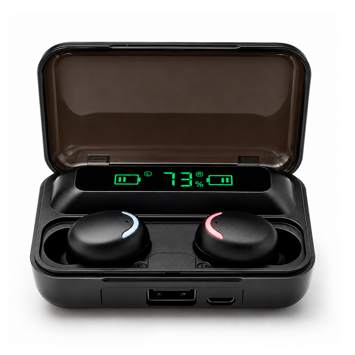 AURICULAR INALAMBRICO TWS BT TWS F9-5 CASE CON POWERBANK (JTMANO146) - Image 2