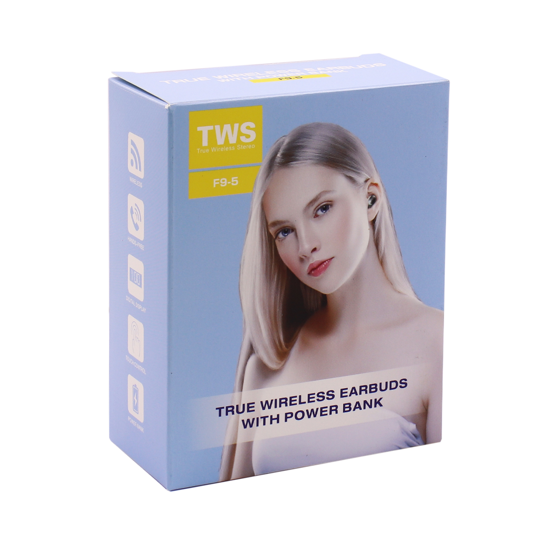 AURICULAR INALAMBRICO TWS BT TWS F9-5 CASE CON POWERBANK (JTMANO146) - Image 3