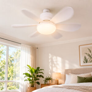 LAMPARA VENTILADOR DE TECHO E27 CON CONTROL REMOTO LED 30W (JTVENT032)