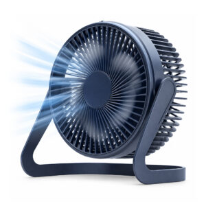 VENTILADOR DE ESCRITORIO USB CON INCLINACION REGULABLE 360° AZUL (JTVENT040AZU)