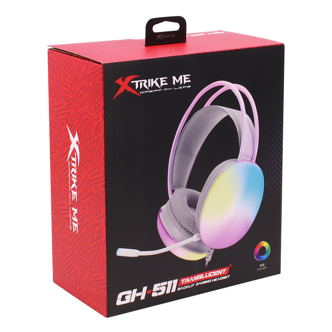 AURICULARES GAMER XTRIKE ME GH-511 BLANCO (JTXTRIKE123) - Image 4