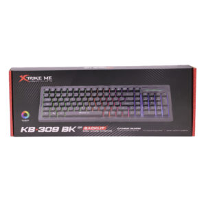 TECLADO GAMER XTRIKE ME KB-309 BK SP RGB NEGRO (JTXTRIKE148)